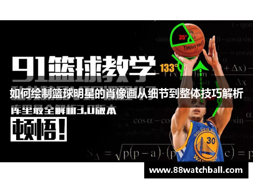 如何绘制篮球明星的肖像画从细节到整体技巧解析