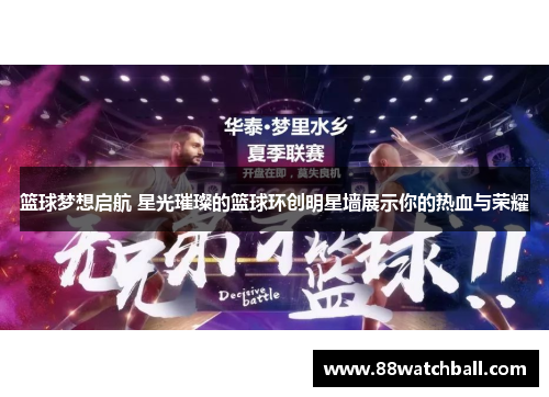 篮球梦想启航 星光璀璨的篮球环创明星墙展示你的热血与荣耀