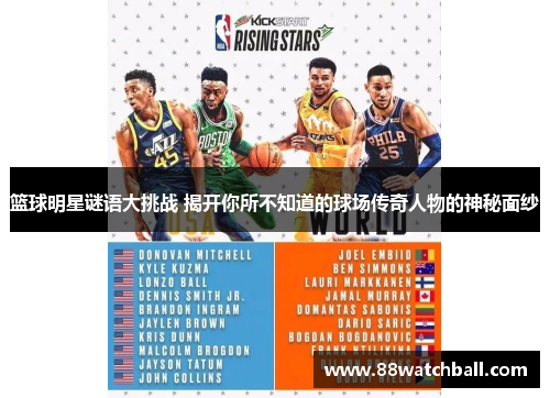 篮球明星谜语大挑战 揭开你所不知道的球场传奇人物的神秘面纱
